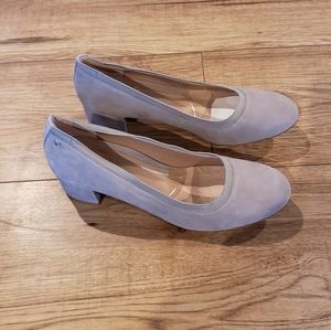 Vionic Natalie Slate Grey Suede Pumps NEW